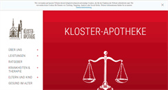 Desktop Screenshot of kloster-apotheke-bonn.de