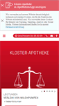 Mobile Screenshot of kloster-apotheke-bonn.de